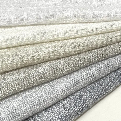 Textured Solid Sheer Linen Blend Fabric By The Yard, 56"Width, CL1065