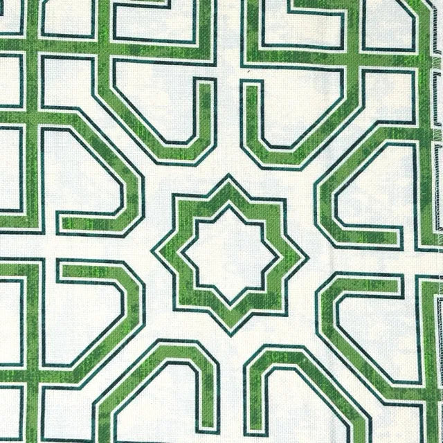 Modern Geometric Moroccan Linen Blend Fabric by the Yard, 54"Width, CL1067
