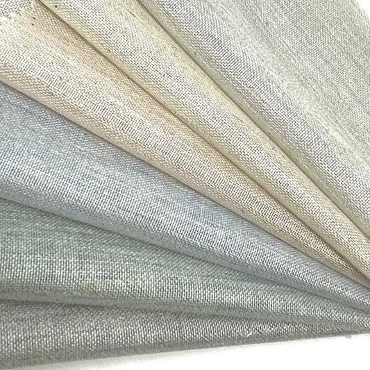 2 Tone Sheer Linen Blend Fabric by the Yard, 56"Width, CL1068