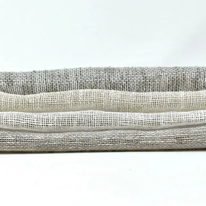 Small Mesh Net Faux Linen Fabric By The Yard, 118"Width, CL1069