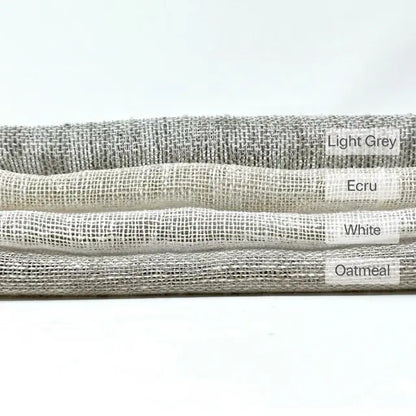 Small Mesh Net Faux Linen Fabric Roman Shade, Farmhouse Roman Shade, CL1069