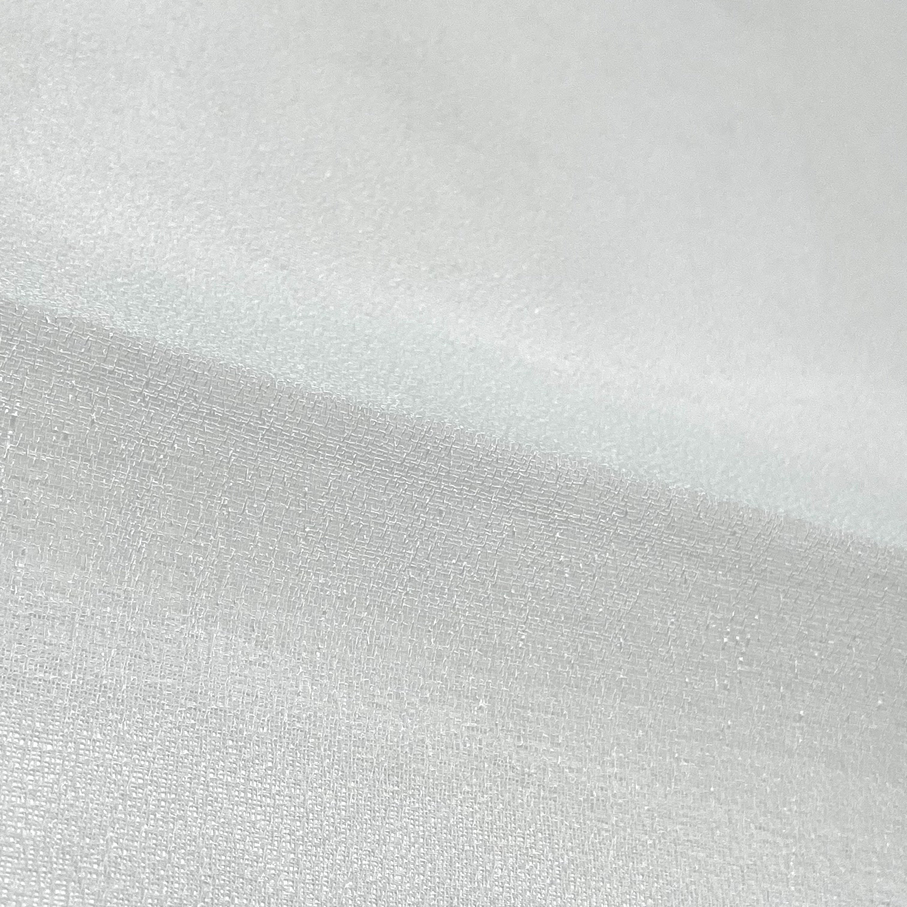 Faux Linen Sheer Fabric By The Yard, Curtain, Drapery, Table Top, 115" Width