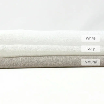 Textured Net Weave Faux Linen Fabric by the Yard, 118"Width, CL1071