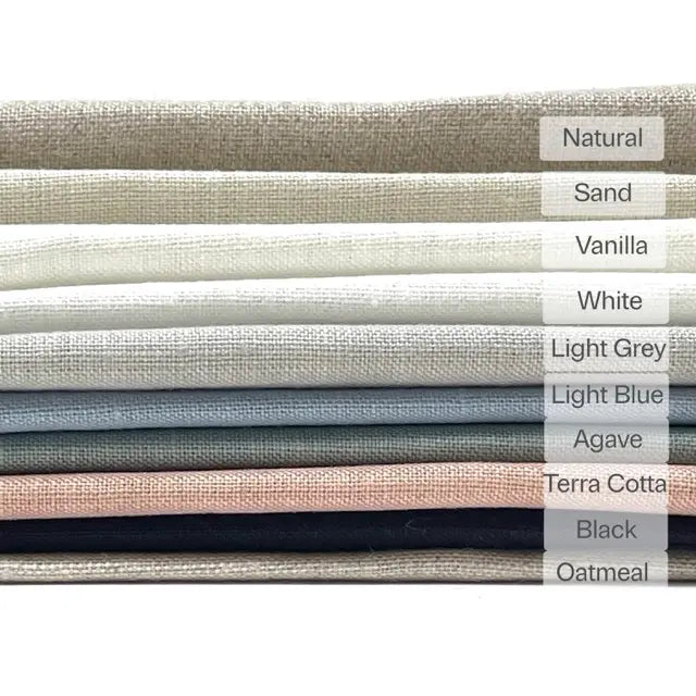 Premium Extra-Wide 100% Pure Linen Fabric By The Yard, 118"Width, CL1073