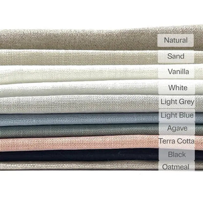 Premium Extra-Wide 100% Pure Linen Fabric By The Yard, 118"Width, CL1073