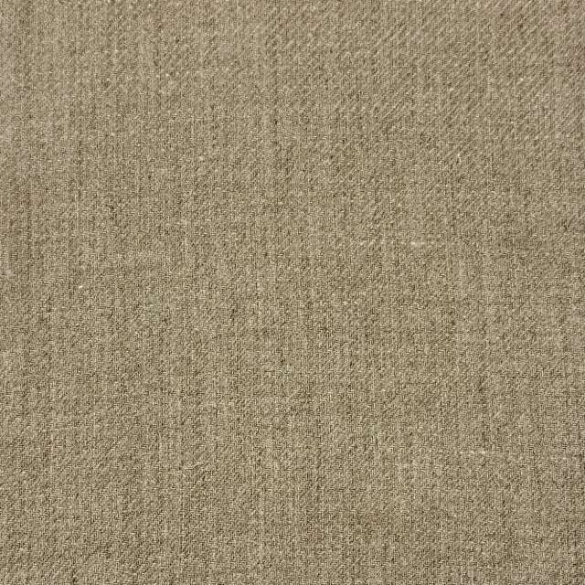 Diagonal Stripe 100% Natural Linen Fabric By The Yard, 54"Width, CL1074