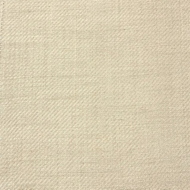 Diagonal Stripe 100% Natural Linen Fabric By The Yard, 54"Width, CL1074