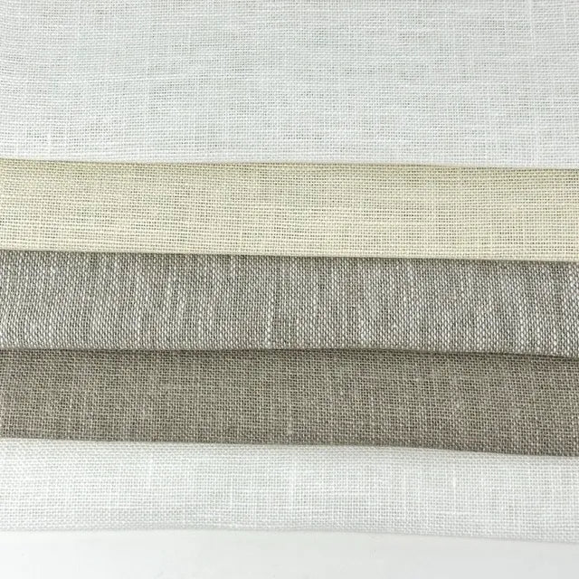 Textured Rustic 100% Natural Sheer Linen Fabric By The Yard, 57"Width, CL1075