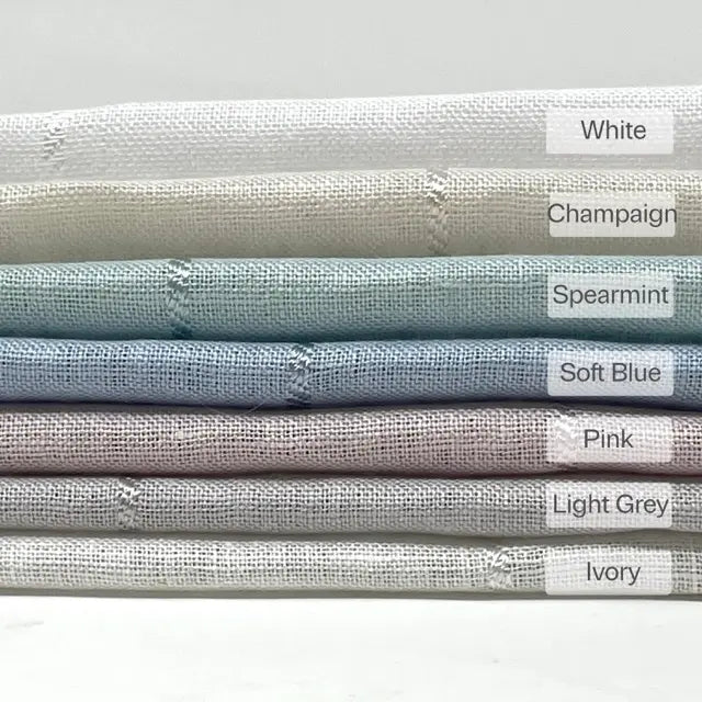 Diagonal 5" Stripe Linen Fabric by the Yard, 57"Width, CL1076