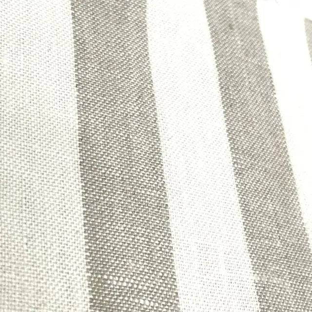 1" Stripe Linen Fabric By The Yard, 56"Width, CL1079