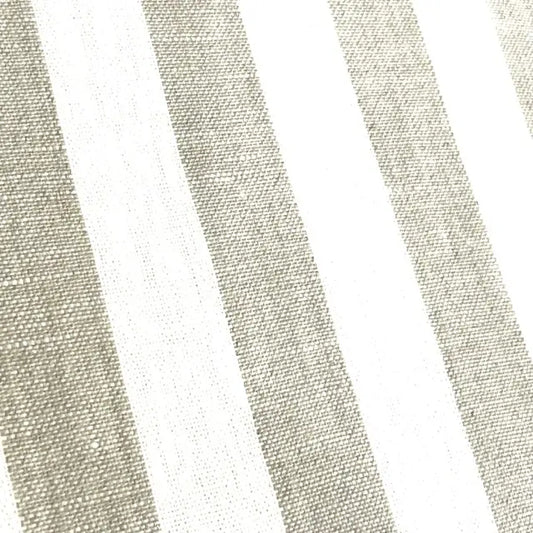 1" Stripe Linen Fabric By The Yard, 56"Width, CL1079
