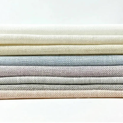 Shimmering Faux Linen Basketweave Fabric By The Yard, 57"Width, CL1082