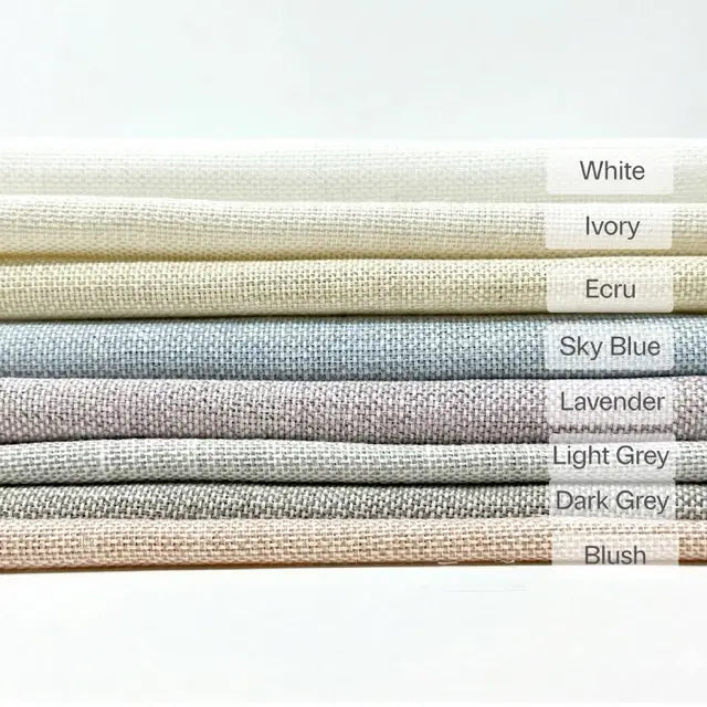 Shimmering Faux Linen Basketweave Fabric By The Yard, 57"Width, CL1082