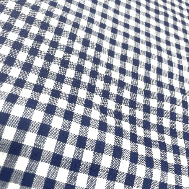 Gingham Check Linen Fabric By The Yard, 55"Width, CL1083