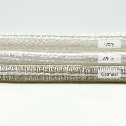 Thick Weaved linen sheer Flat Roman shade, CL1084