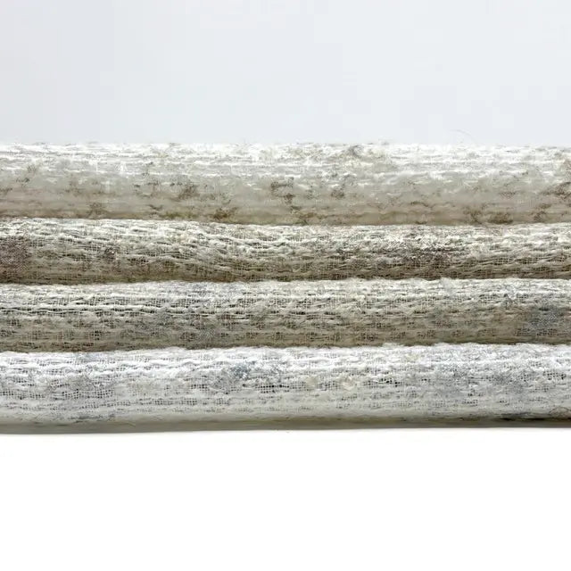 Textured Glitter Linen Blend Fabric By The Yard, 56"Width, CL1085