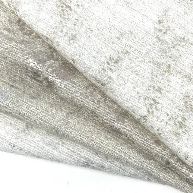 Textured Glitter Linen Blend Fabric By The Yard, 56"Width, CL1085