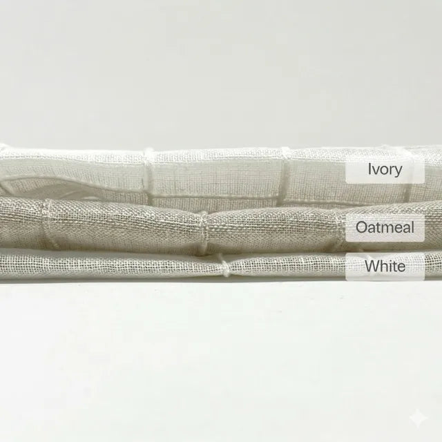 Seamed Luxury Blend Linen Fabric by Yard, 54"Width, CL1086