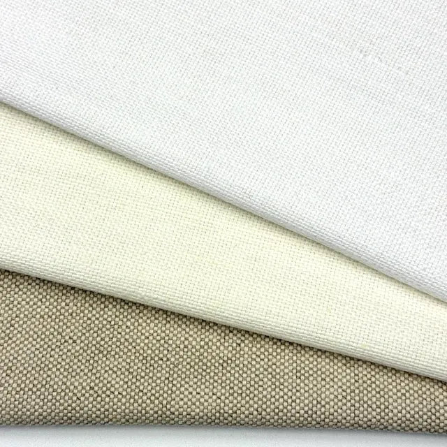 Tumbled Medium Weight Linen Blend Fabric by the Yard, 54"Width, CL1087