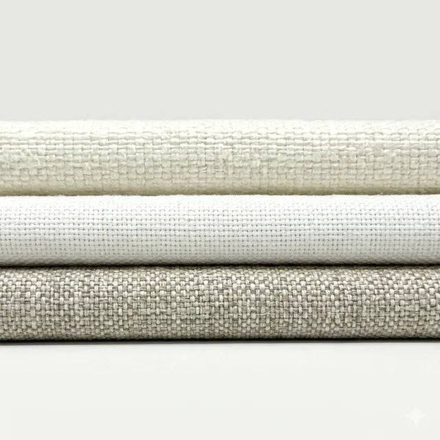 Tumbled Medium Weight Linen Blend Fabric by the Yard, 54"Width, CL1087