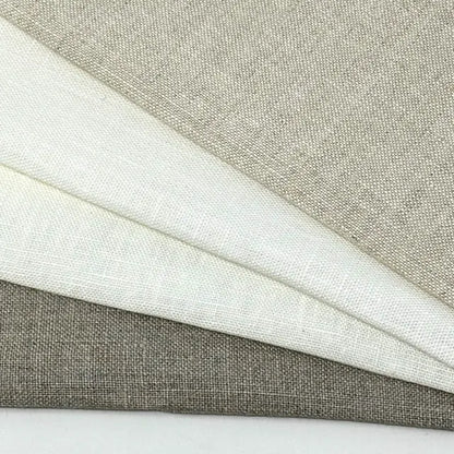 Tumbled Washed Premium Natural Linen Fabric by the Yard, 58"Width, CL1088