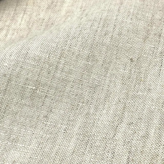 Tumbled Washed Premium Natural Linen Fabric by the Yard, 58"Width, CL1088