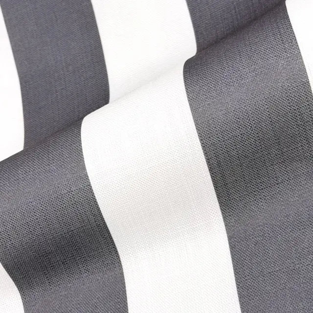 2" Stripe Faux Linen Fabric By The Yard, 57"Width, CL1092