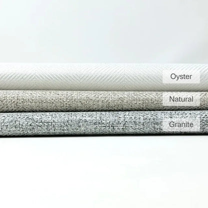 Textured Herringbone 3-Pass Blackout Linen Fabric By The Yard, 54"Width, CL1097