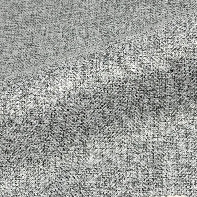 Textured Herringbone 3-Pass Blackout Linen Fabric By The Yard, 54"Width, CL1097