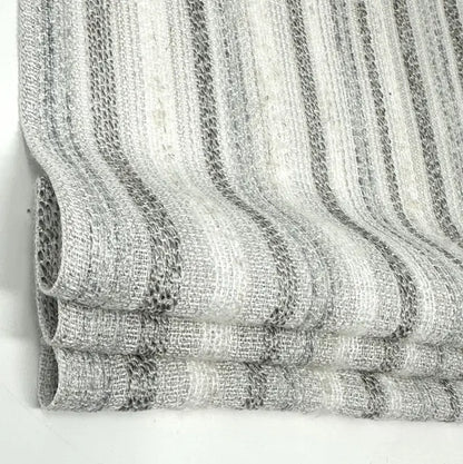 Textured Embroidery Blend Linen Flat Roman Shade, CL1098
