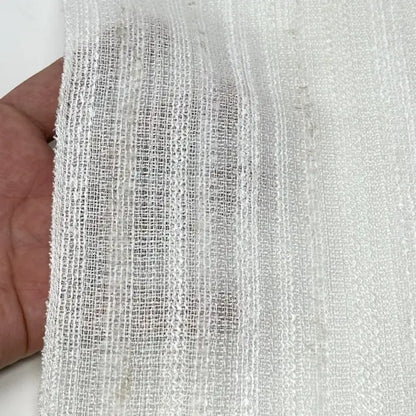 Textured Embroidery Blend Linen Flat Roman Shade, CL1098