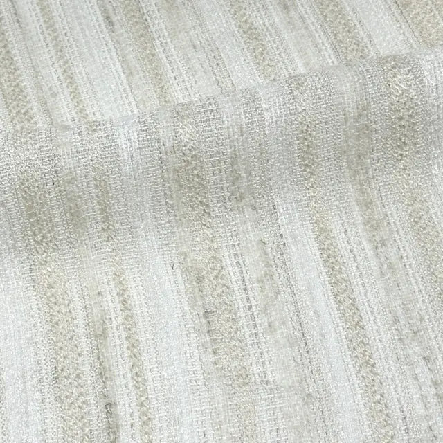 Textured Embroidery Blend Linen Fabric by the Yard, 118"Width, CL1098