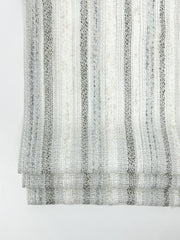Textured Embroidery Blend Linen Flat Roman Shade / CL1098