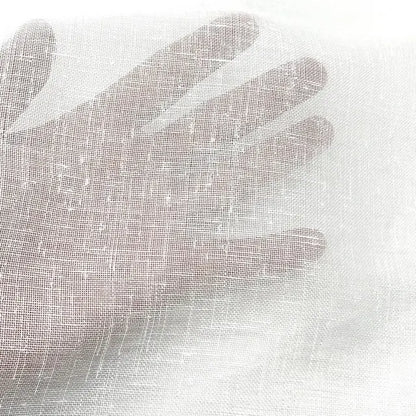 Textured Poly Sheer Linen Fabric, 58"Width, CL1099