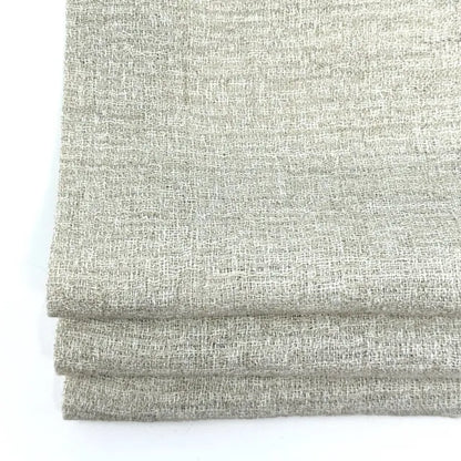 Textured Rustic Open Weave Linen Linen Blend Flat Roman Shade, CL1101