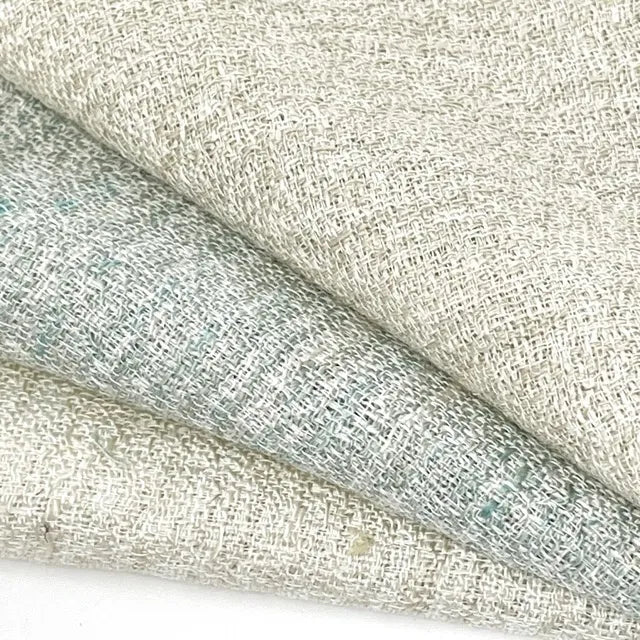 Textured Rustic Open Weave Linen Blend Fabric By The Yard, 54"Width, CL1101