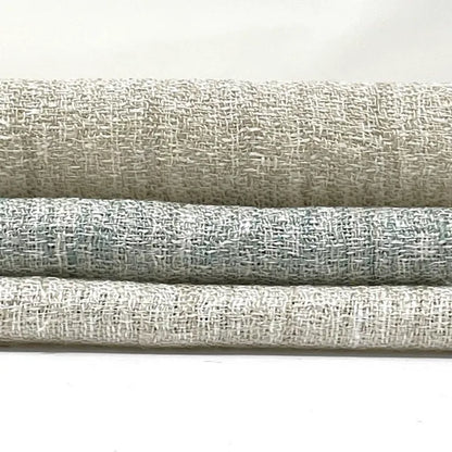 Textured Rustic Open Weave Linen Blend Fabric By The Yard, 54"Width, CL1101
