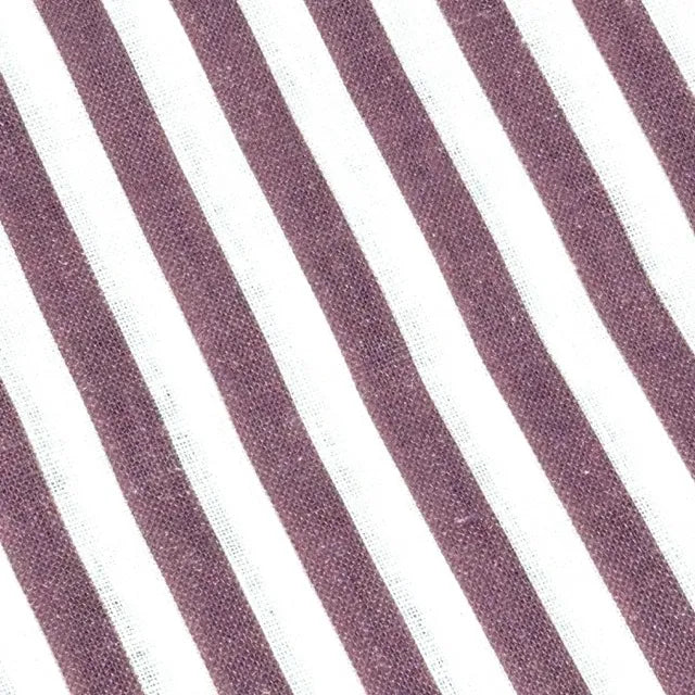 3/8" Narrow Thin Stripe 100% Natural Linen Fabric by the Yard, 57"Width, CL1102