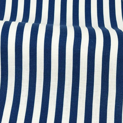 3/8" Narrow Thin Stripe 100% Natural Linen Fabric by the Yard, 57"Width, CL1102