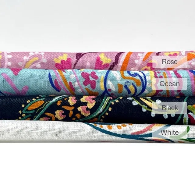 Heritage Paisley Handkerchief Lightweight 100% Linen Fabric by the Yard, 57"Width, CL1116