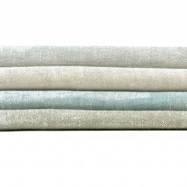 100% Linen Abstract Brushstroke Fabric by the Yard, 58"Width, CL1119