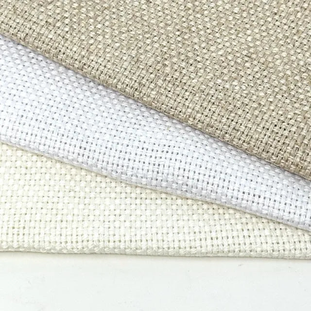 Rustic Antique Blend Linen Weave Fabric by the Yard, 55"Width, CL1121