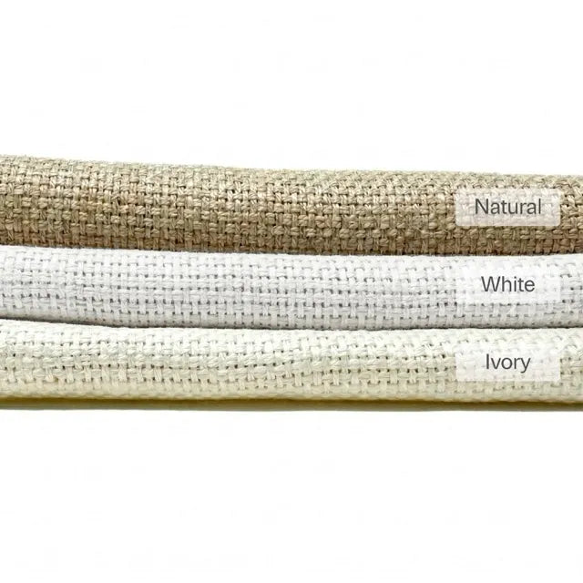 Rustic Antique Blend Linen Weave Fabric by the Yard, 55"Width, CL1121