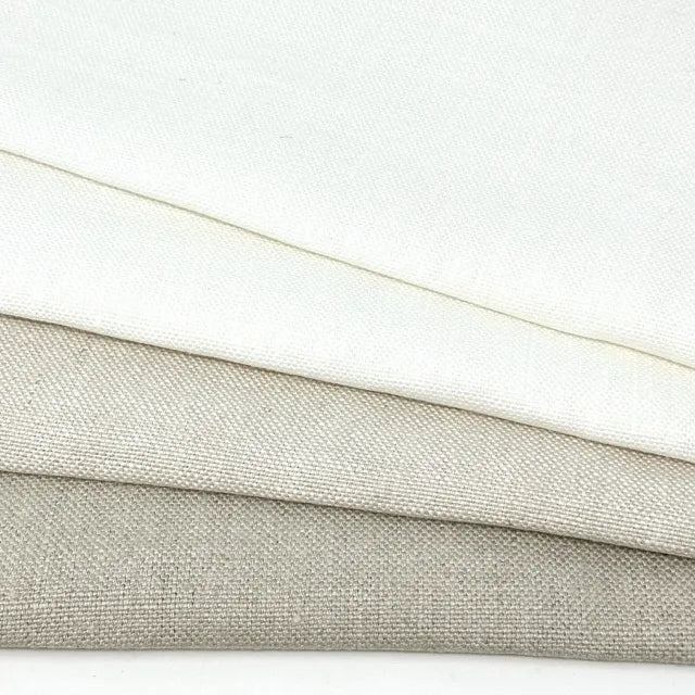 Stain Resistant Medium Heavy Weight 100% Linen Weave Fabric By The Yard, 54"Width, CL1124
