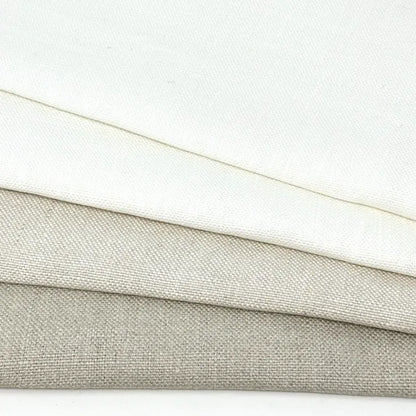 Stain Resistant Medium Heavy Weight 100% Linen Weave Fabric By The Yard, 54"Width, CL1124