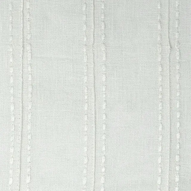 Embroidered Dots Stripes Sheer Linen Fabric by the yard, 54"Width, CL1126