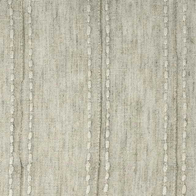 Embroidered Dots Stripes Sheer Linen Fabric by the yard, 54"Width, CL1126