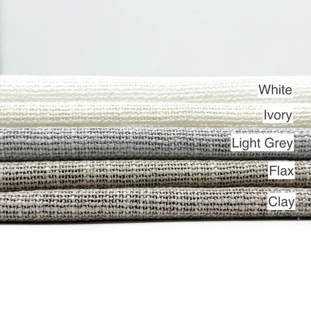Rough Medium Weight Sheer Blend Linen Fabric by the Yard, 54"Width, CL1127