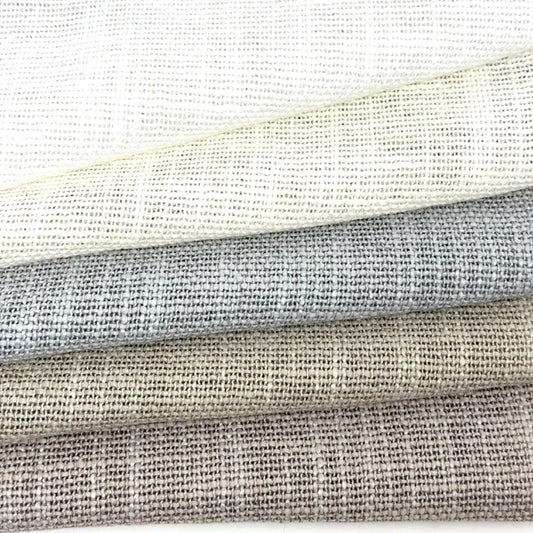 Rough Medium Weight Sheer Blend Linen Fabric by the Yard | 54"Width | CL1127