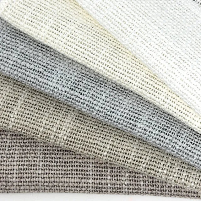 Rough Medium Weight Sheer Blend Linen Fabric by the Yard, 54"Width, CL1127